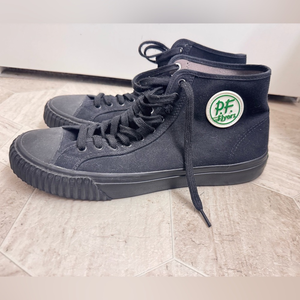 P.F. Flyers Black High-Top Sneakers
